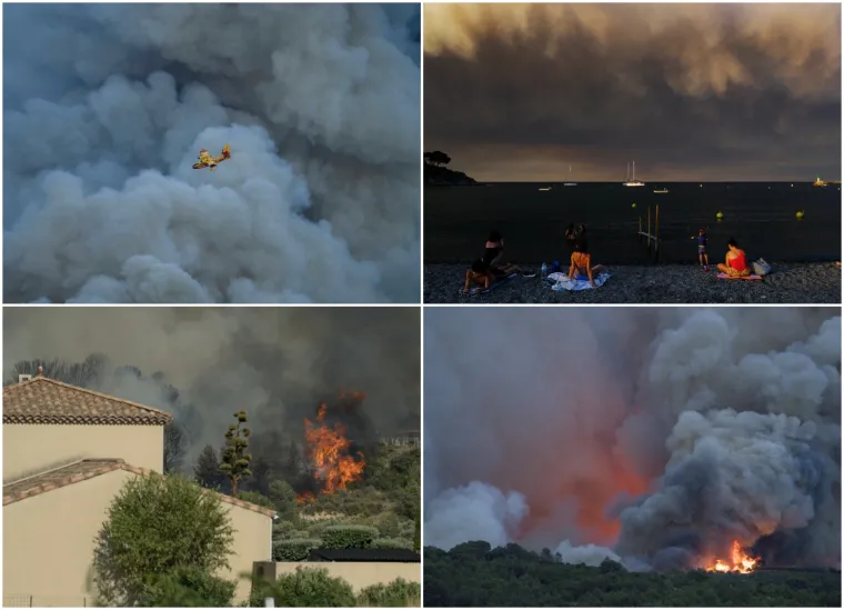 Gori turistička velesila! Sablasni prizori s plaže, vatrena apokalipsa guta sve pred sobom