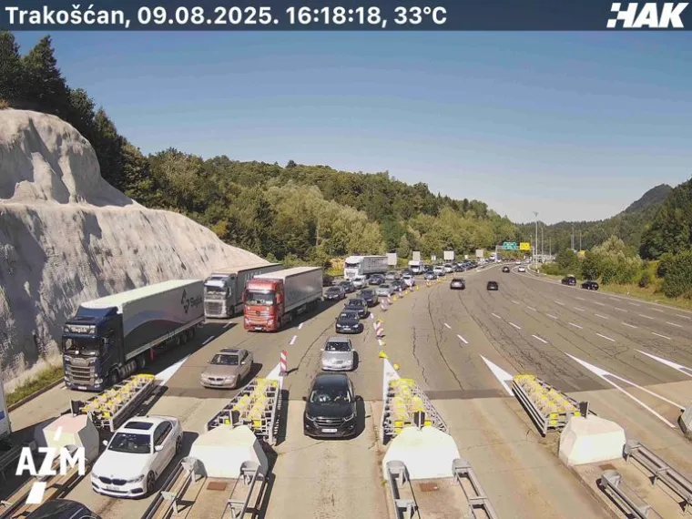 Pogledajte gužve na hrvatskim cestama i granicama: Prometne nesreće stvaraju probleme