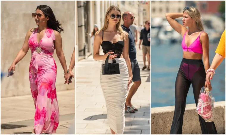 Splićanke kao top modeli: U korzetima, prozirnim hlačama i ljetnim haljinama zapalile centar
