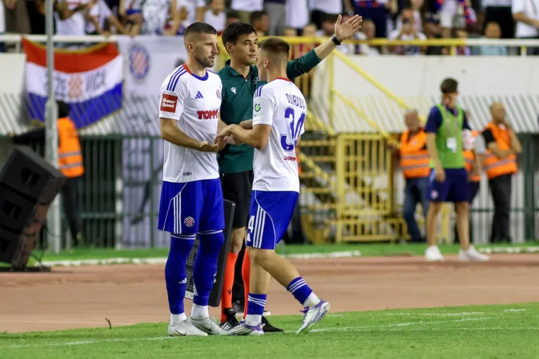 Hajdukov zvjezdani dvojac odslužuje kaznu, a ovako su pratili utakmicu protiv Gorice