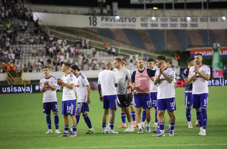 Hajdukov zvjezdani dvojac odslužuje kaznu, a ovako su pratili utakmicu protiv Gorice