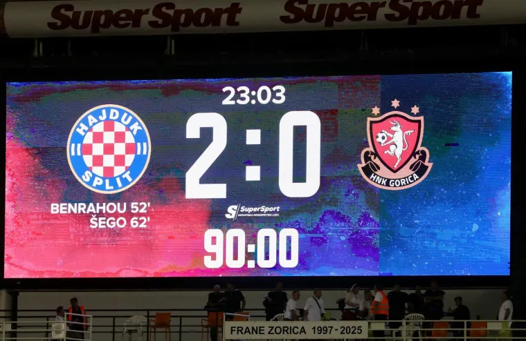 Hajdukov zvjezdani dvojac odslužuje kaznu, a ovako su pratili utakmicu protiv Gorice