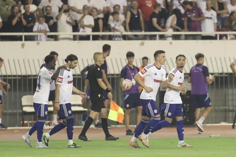 Hajdukov zvjezdani dvojac odslužuje kaznu, a ovako su pratili utakmicu protiv Gorice