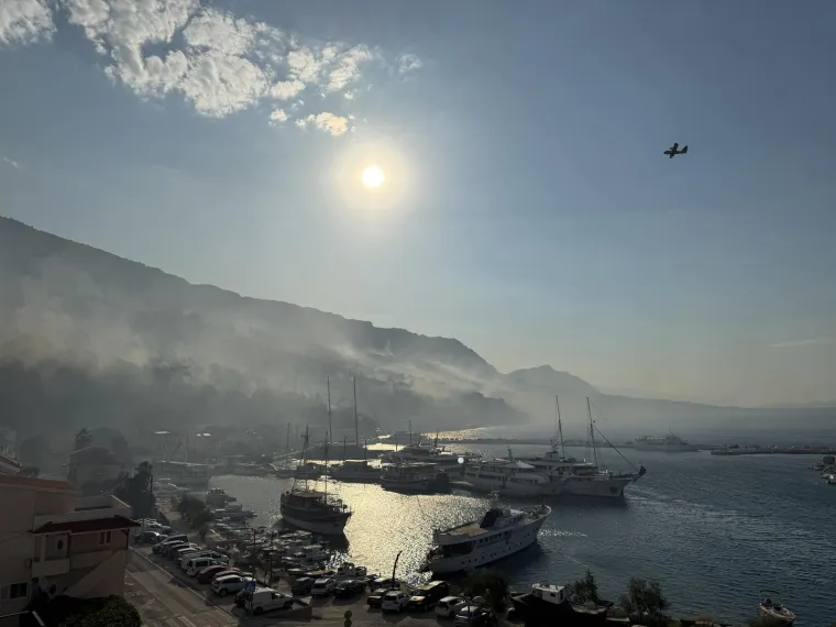 Prizori užasa vatrenog plamena dugog tri kilometra. Buktinja stigla blizu magistrale: 'Šteta je velika'