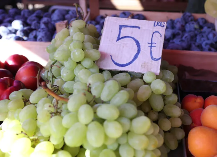 Grožđe, šljive, marelice - sve po 5 eura: Je li vam ovo normalno? Pogledajte cijene s tržnice na Jadranu