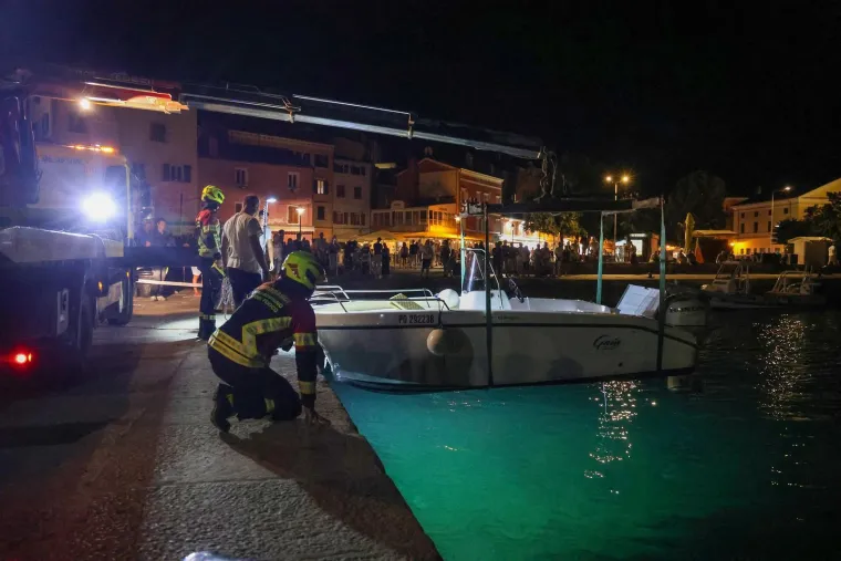 Pogledajte prizore nakon sudara dvije brodice u Rovinju: Gliser nastavio juriti i zabio se u rivu