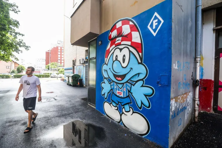 U jakom Dinamovom uporištu svi zure u jedan zid i pitaju se tko je ovo napravio