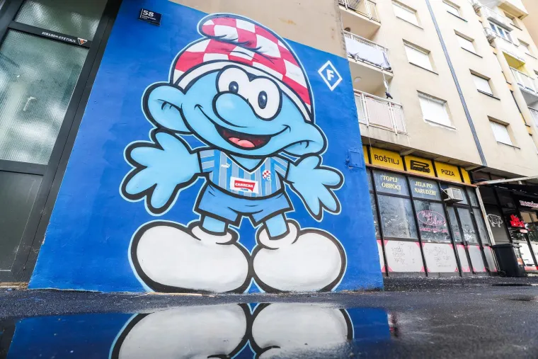 U jakom Dinamovom uporištu svi zure u jedan zid i pitaju se tko je ovo napravio