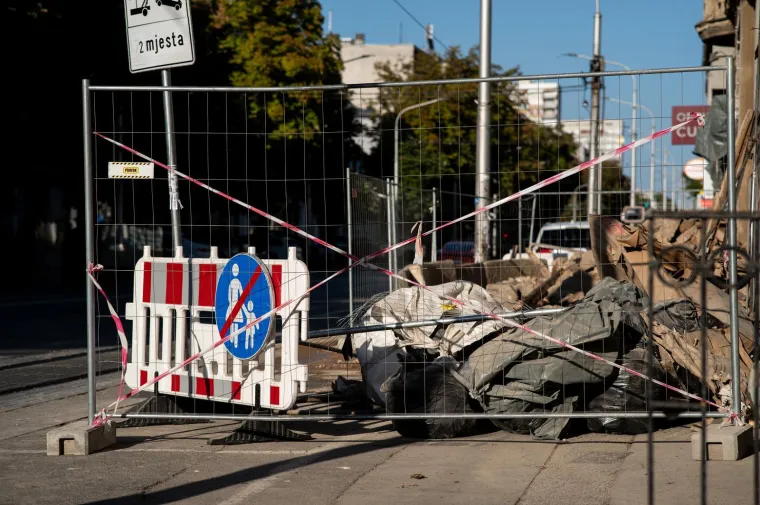 Ru&scaron;enje zgrade na Maksimirskoj umalo je zavr&scaron;ilo tragedijom