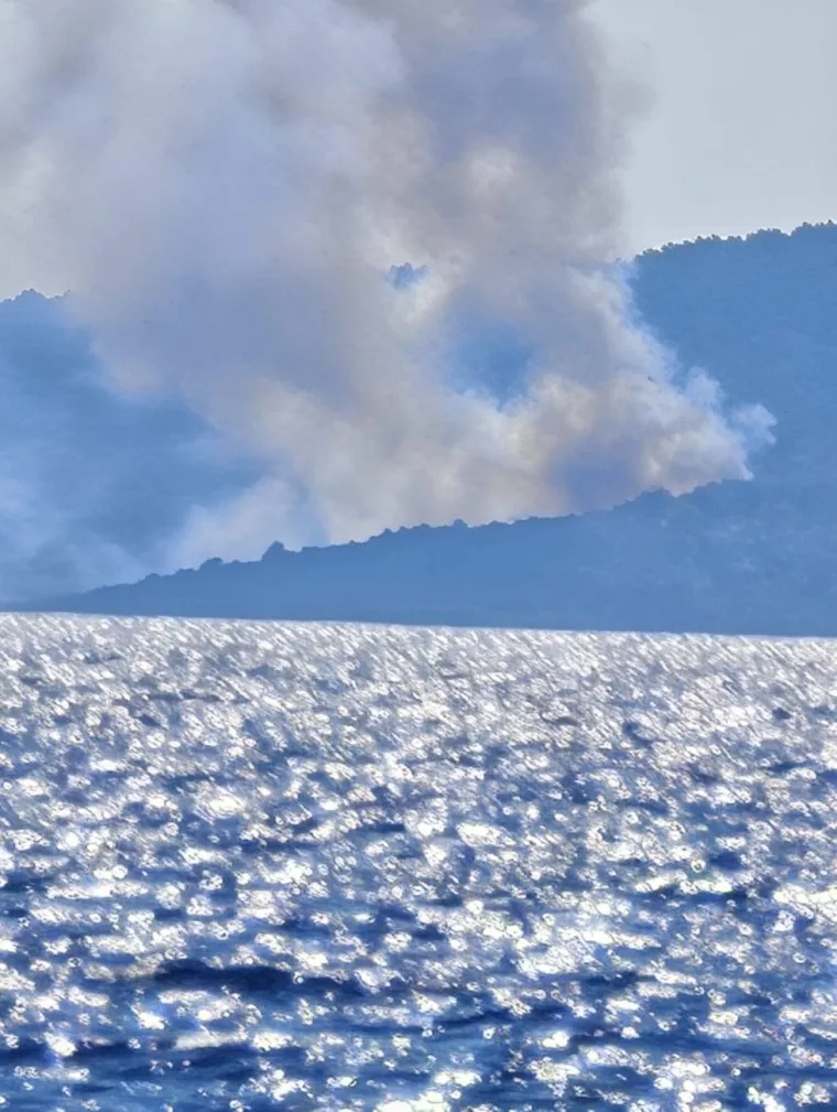 Veliki požar na Šolti! Vatrogasne snage na terenu, stigao i kanader