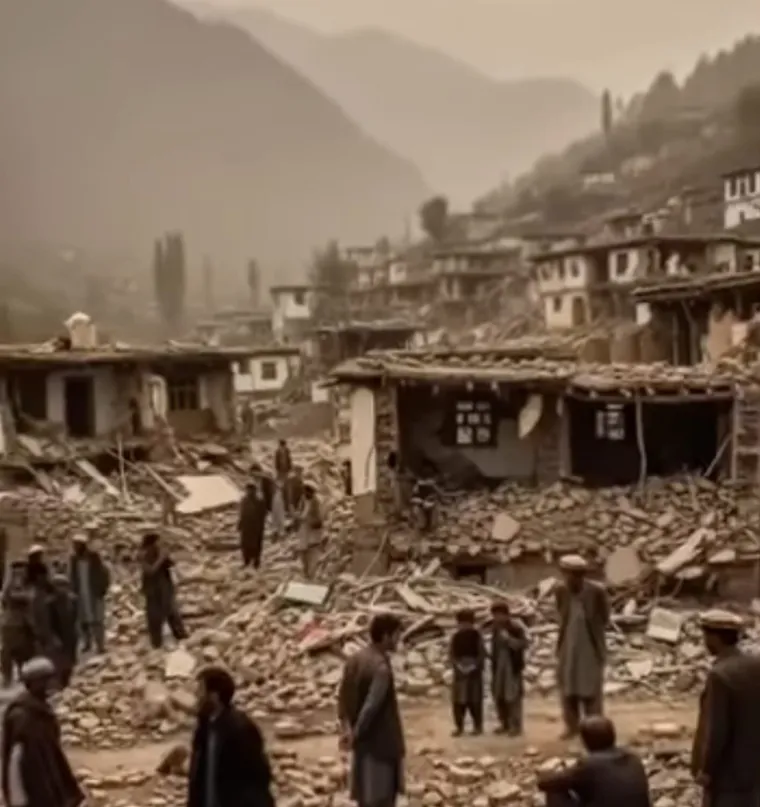 Pogledajte očajne mještane kako rukama kopaju po ruševinama u potrazi za preživjelima