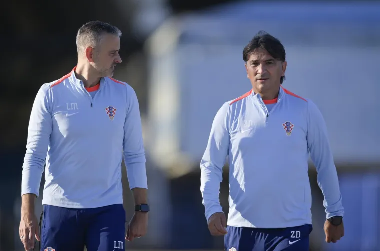 Trening Vatrenih u savršenom raspoloženju Luke Modrića, ali svi su primjetili Perišićevu bombu od noge