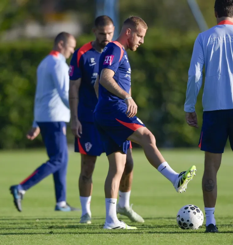 Trening Vatrenih u savršenom raspoloženju Luke Modrića, ali svi su primjetili Perišićevu bombu od noge