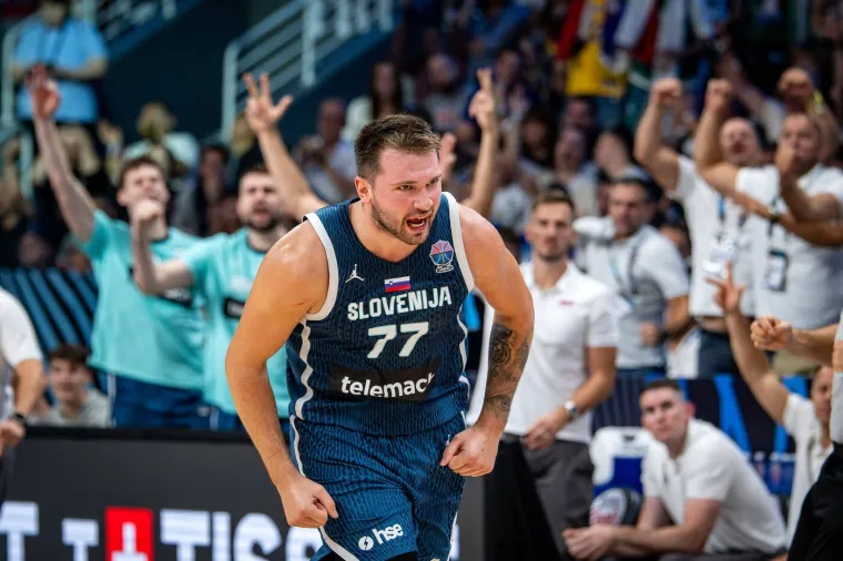 Čarolija Luke Dončića završila prerano: Slovenija dočekala četvrtfinalni šok u suzama