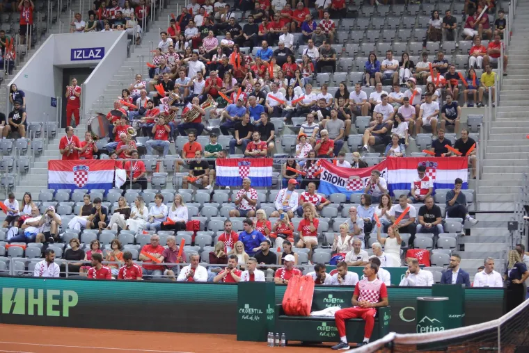 U nogometnu atmosferu na tribinama Davis Cupa u Osijeku ugurao se i Zlatko Dalić