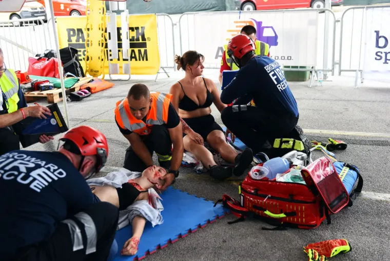 Piljenje, krv i vrisak... Ne, nije horor film nego čista akcija na World Rescue Challengeu