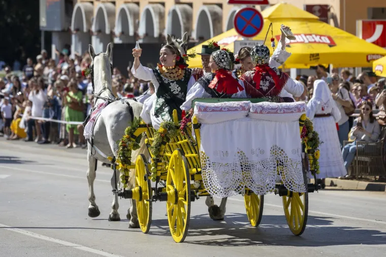 Ljepota, mladost i raskošne nošnje: Bajkoviti prizori s Vinkovačkih jeseni, među krasoticama i Mongolka