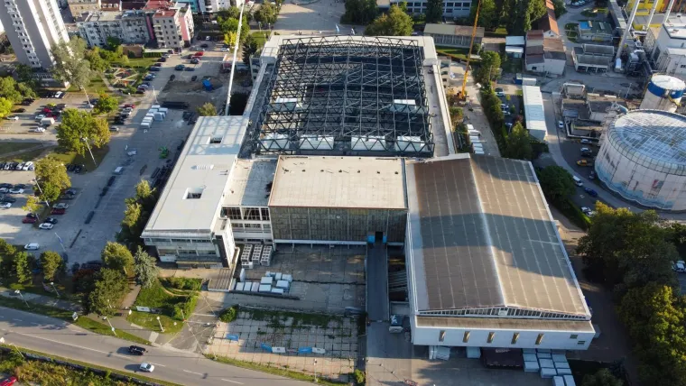 Najnovije fotografije Doma sportova: Kultna dvorana polako vraća legendarni sjaj