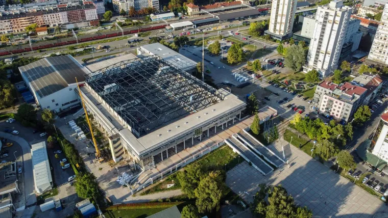 Najnovije fotografije Doma sportova: Kultna dvorana polako vraća legendarni sjaj