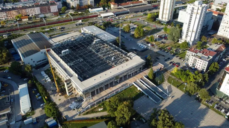 Najnovije fotografije Doma sportova: Kultna dvorana polako vraća legendarni sjaj