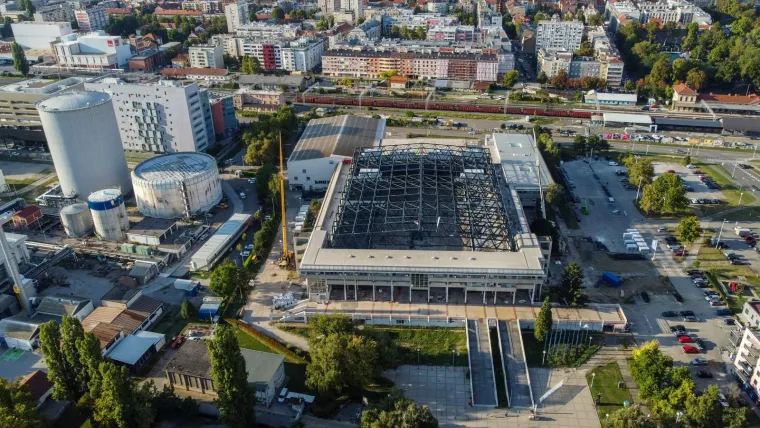 Najnovije fotografije Doma sportova: Kultna dvorana polako vraća legendarni sjaj
