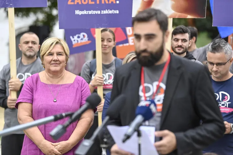 Hod za život održan u Varaždinu: Među okupljenima Željka Markić i njezin suprug