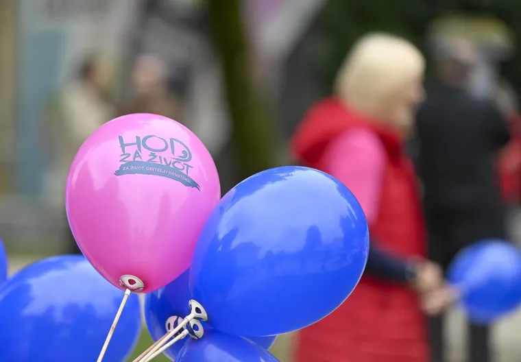 Hod za život održan u Varaždinu: Među okupljenima Željka Markić i njezin suprug