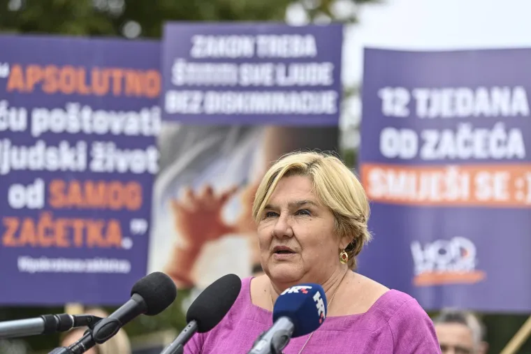 Hod za život održan u Varaždinu: Među okupljenima Željka Markić i njezin suprug