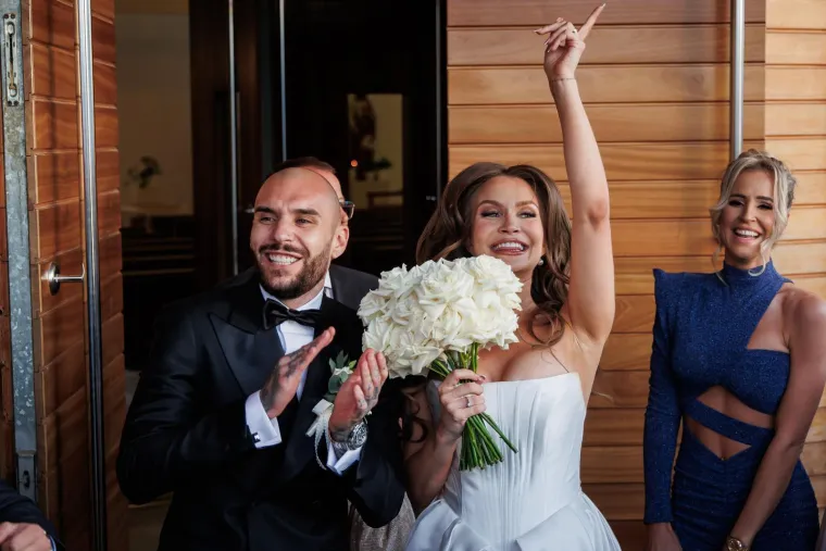 Nogometaš i modna dizajnerica zavjetovali se na vječnu ljubav: Evo tko je sve došao na vjenčanje