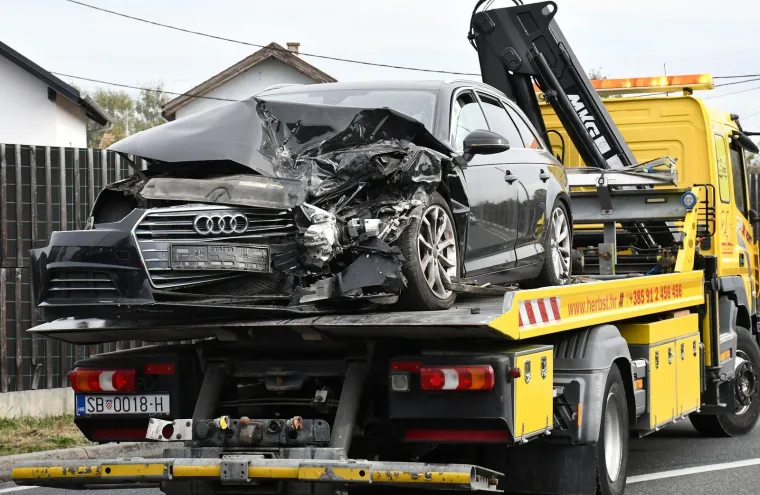 Krš i lom na istoku Hrvatske: Sudar kod graničnog prijelaza, četvero ozlijeđenih