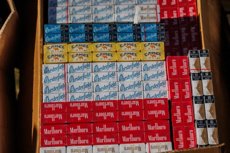 Kod Trogira uništeno 27 tona duhana i cigareta vrijednih 1,3 milijuna eura! 'Zbrinuli smo ih'