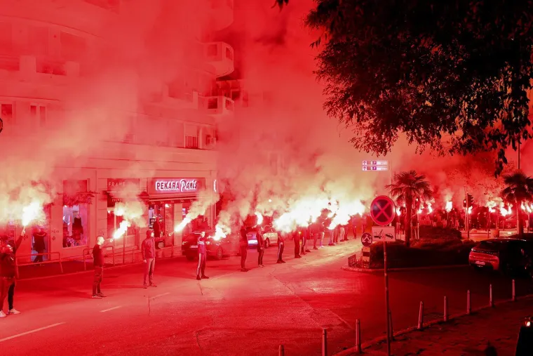 Fotografije obilaze regiju: Ovako je Torcida proslavila rođendan