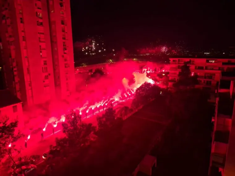 Fotografije obilaze regiju: Ovako je Torcida proslavila rođendan