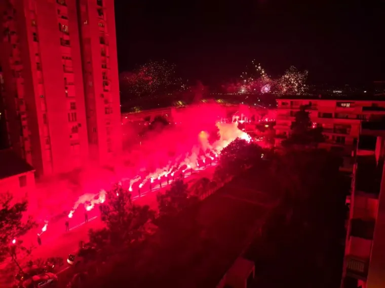 Fotografije obilaze regiju: Ovako je Torcida proslavila rođendan