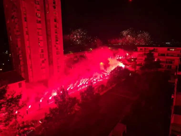 Fotografije obilaze regiju: Ovako je Torcida proslavila rođendan