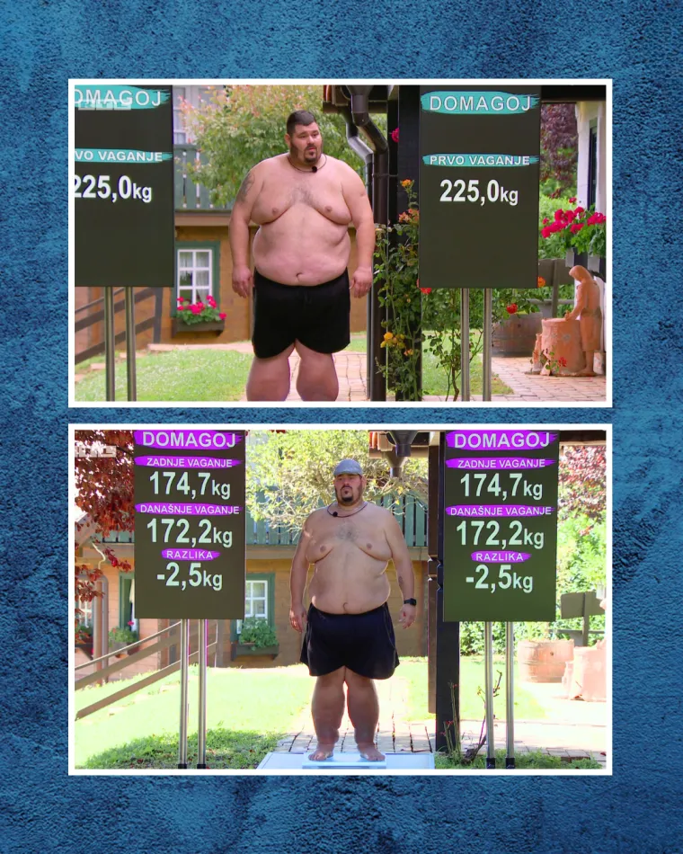 Pogledajte kako su finalisti izgledali na prvom, a kako na posljednjem vaganju