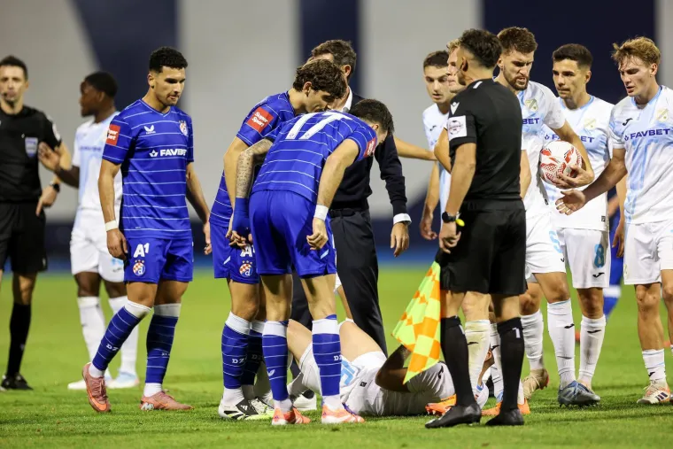 Pogledajte kaos! Kapetan Dinama dijelio šamare, a nije dobio crveni: Pala su dva igrača Rijeke