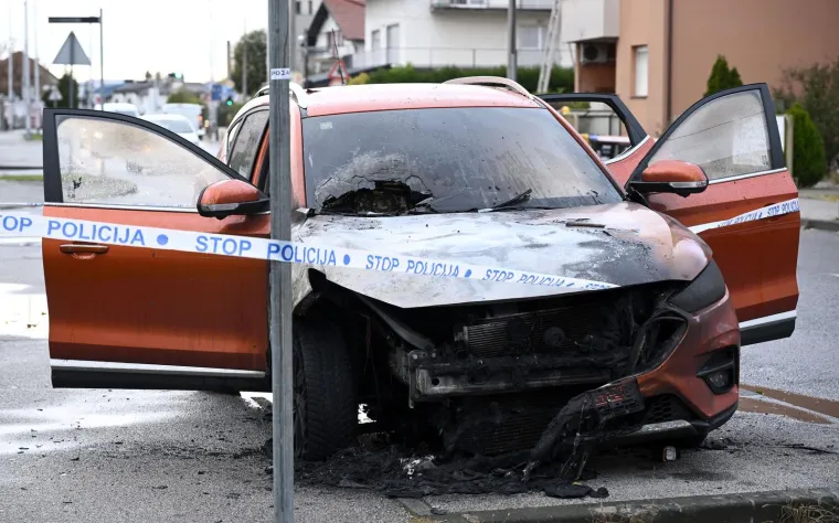 Buktinja u Zagrebu: Planula dva auta gotovo jedan do drugoga, požar je podmetnut?