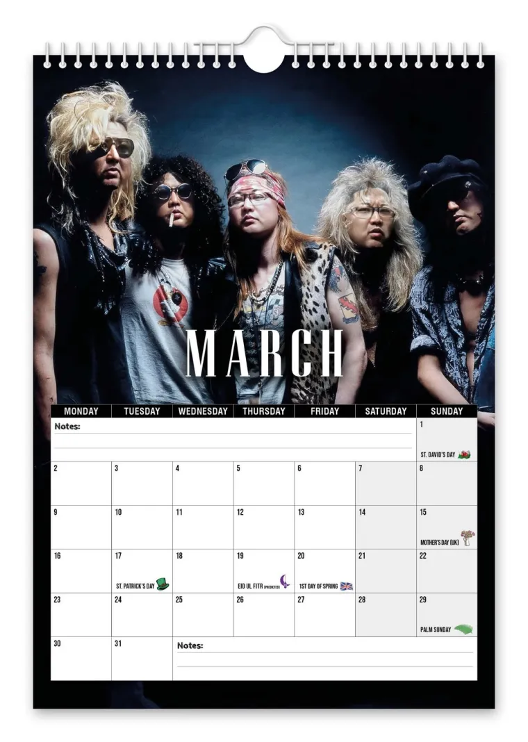 Kalendar za 2026. koji morate vidjeti! Najpoznatiji diktator na svijetu postao član benda Guns N' Roses