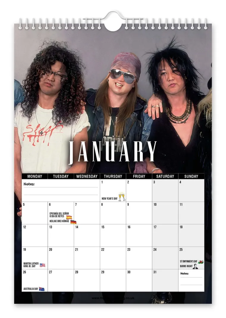 Kalendar za 2026. koji morate vidjeti! Najpoznatiji diktator na svijetu postao član benda Guns N' Roses