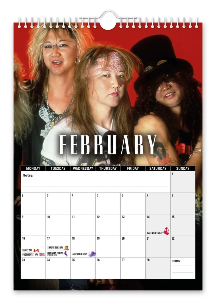 Kalendar za 2026. koji morate vidjeti! Najpoznatiji diktator na svijetu postao član benda Guns N' Roses