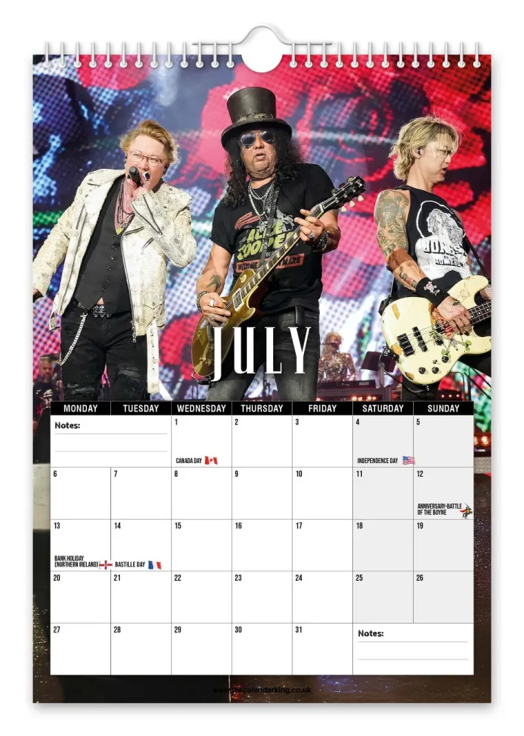 Kalendar za 2026. koji morate vidjeti! Najpoznatiji diktator na svijetu postao član benda Guns N' Roses