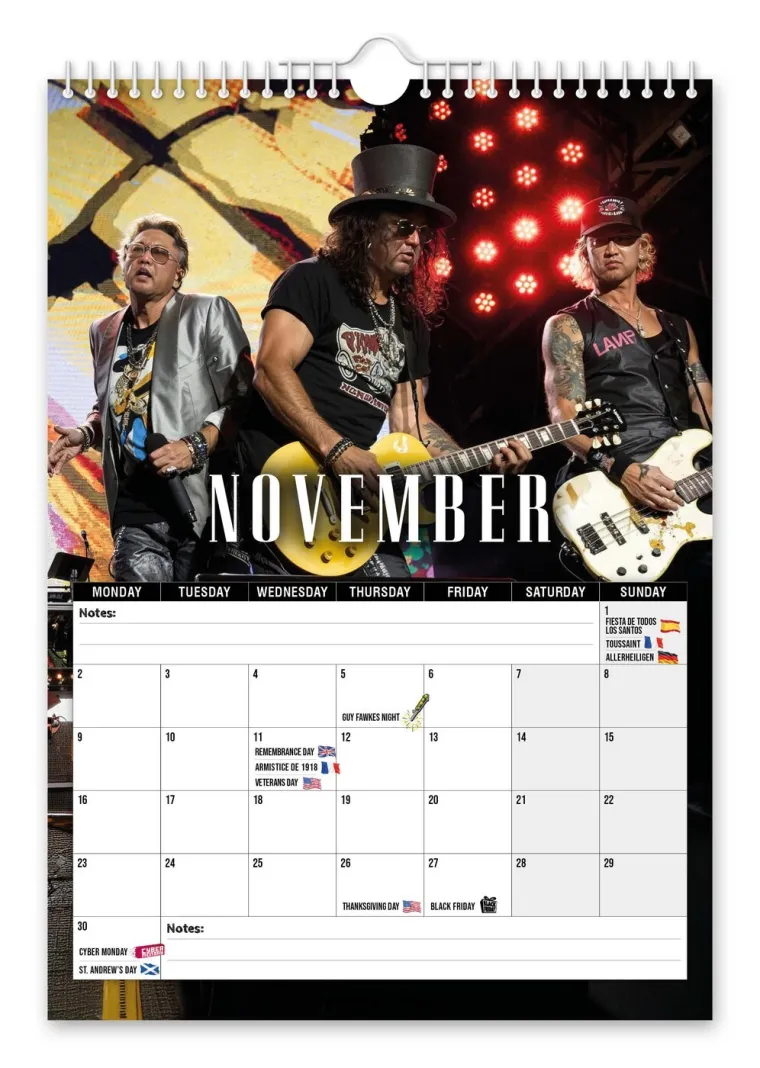 Kalendar za 2026. koji morate vidjeti! Najpoznatiji diktator na svijetu postao član benda Guns N' Roses