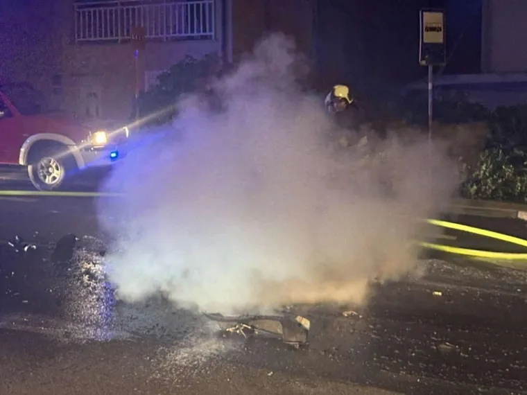 Detalji horora na jugu Hrvatske: Motocikl potpuno izgorio nakon sudara s automobilom