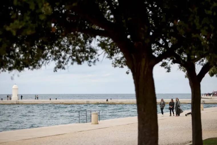 Zaljubljeni golupčići privlačili poglede prolaznika: Teško ih je bilo ne primijetiti