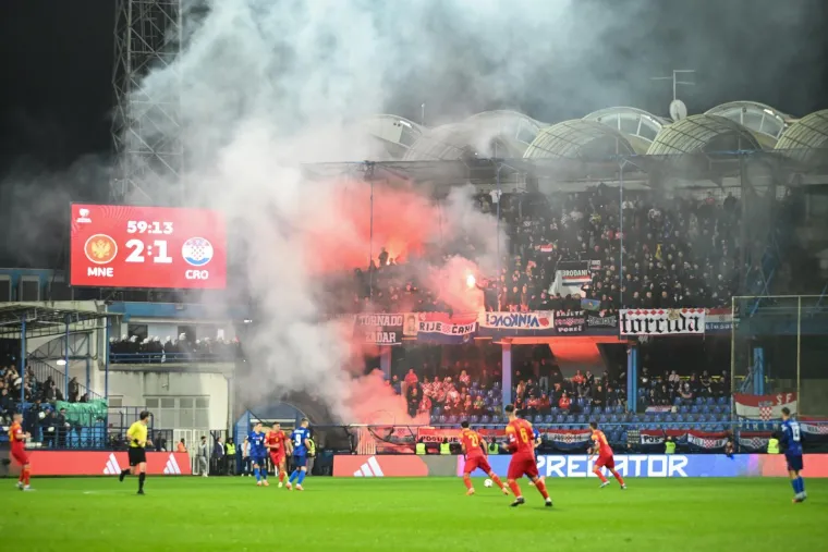 U Podgorici se spominjale 'ustaše' i 'četnici', Hrvate zamijenili s reprezentacijom Srbije!?