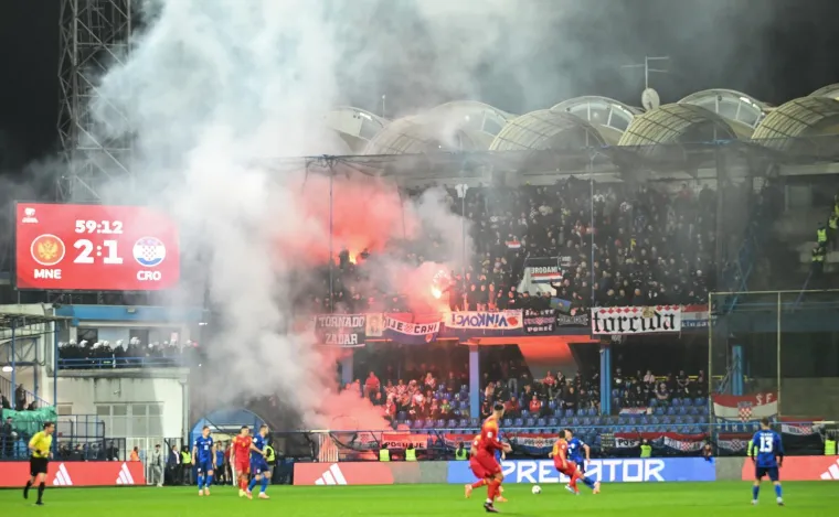 U Podgorici se spominjale 'ustaše' i 'četnici', Hrvate zamijenili s reprezentacijom Srbije!?