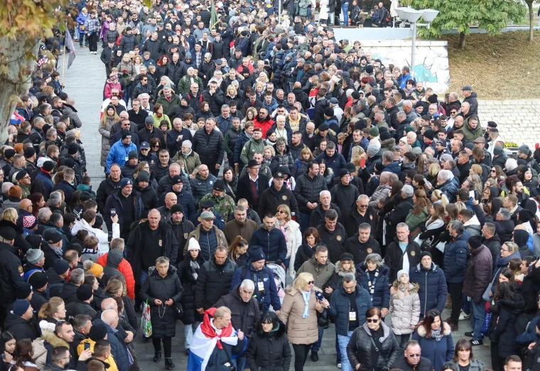 Prizori iz zraka od kojih prolaze trnci: Brat Nicoliera u Koloni sjećanja, pogledajte tko je jo&scaron; sve do&scaron;ao