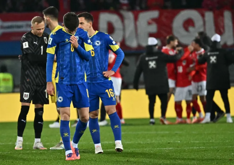 Drama na Prateru! Lica Bo&scaron;njaka nakon propu&scaron;tene prilike rekla su sve: 'Ne mogu, te&scaron;ko je'