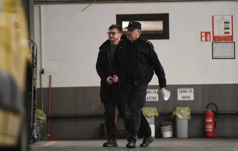 Pogledajte dovođenje Vladimira Grošića u USKOK na ispitivanje